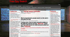 Desktop Screenshot of freespysearch.com